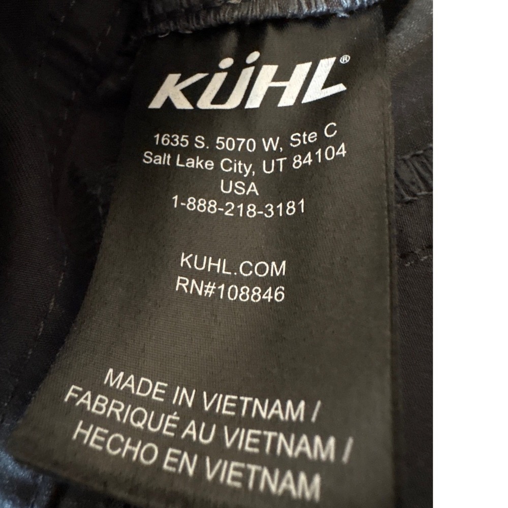 Kuhl Mens Hiking Pants Charcoal Gray Ripstop Outdoor Trekking 34x32 - Picture 9 of 13